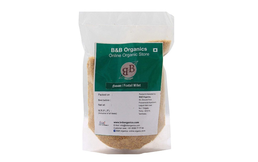 B&B Organics Foxtail Millet    Pack  2 kilogram